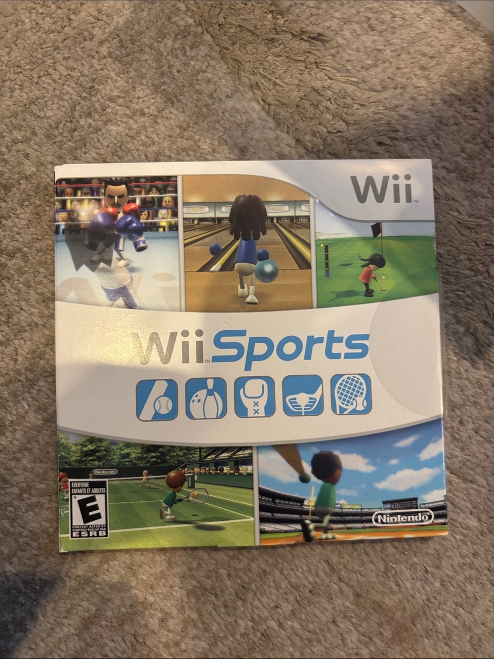 Nintendo Wii Sports (White, Blue Accents)